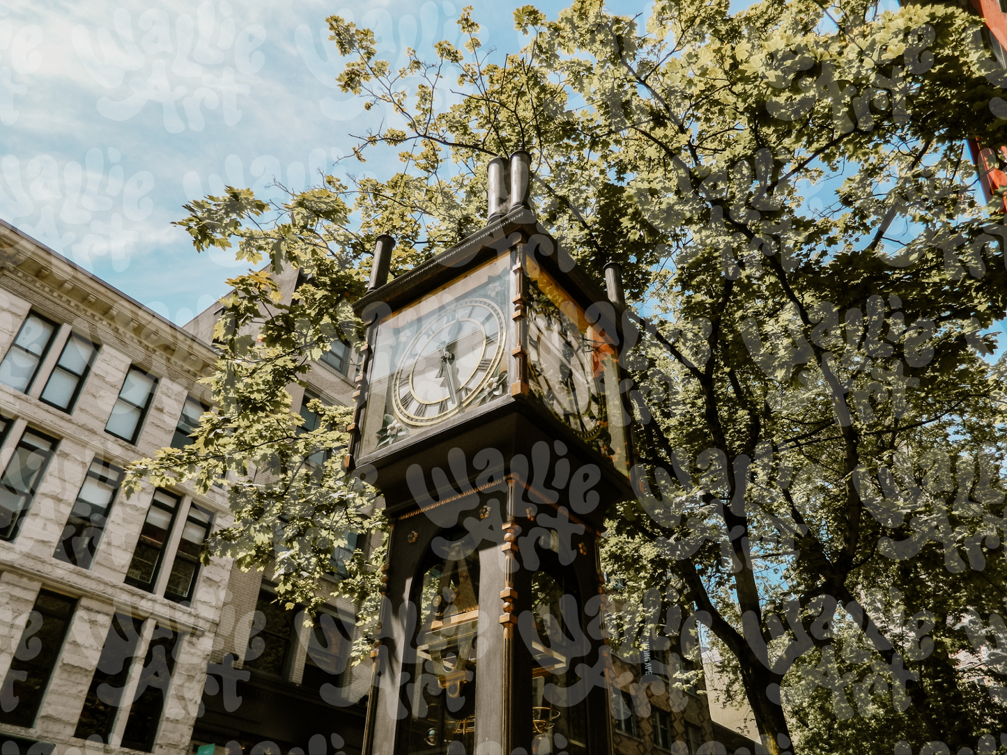Steam Clock | Canada | Stock Photo Digital Download | Personal & Limited Commercial License