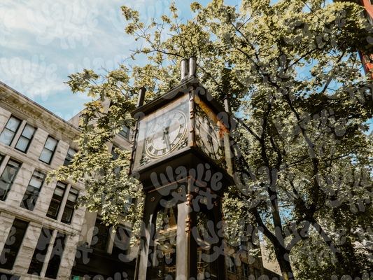 Steam Clock | Canada | Stock Photo Digital Download | Personal & Limited Commercial License